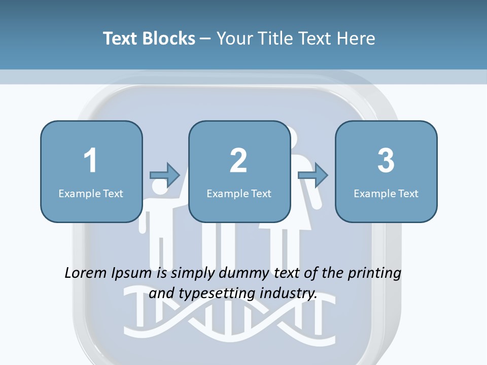 Precision Symbol Genetic PowerPoint Template