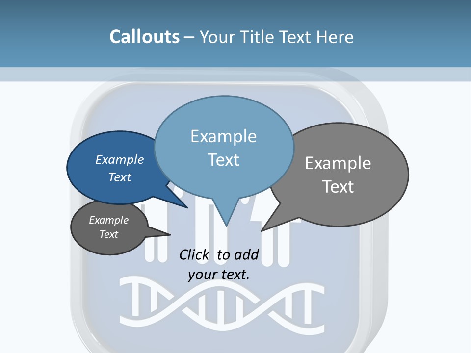 Precision Symbol Genetic PowerPoint Template