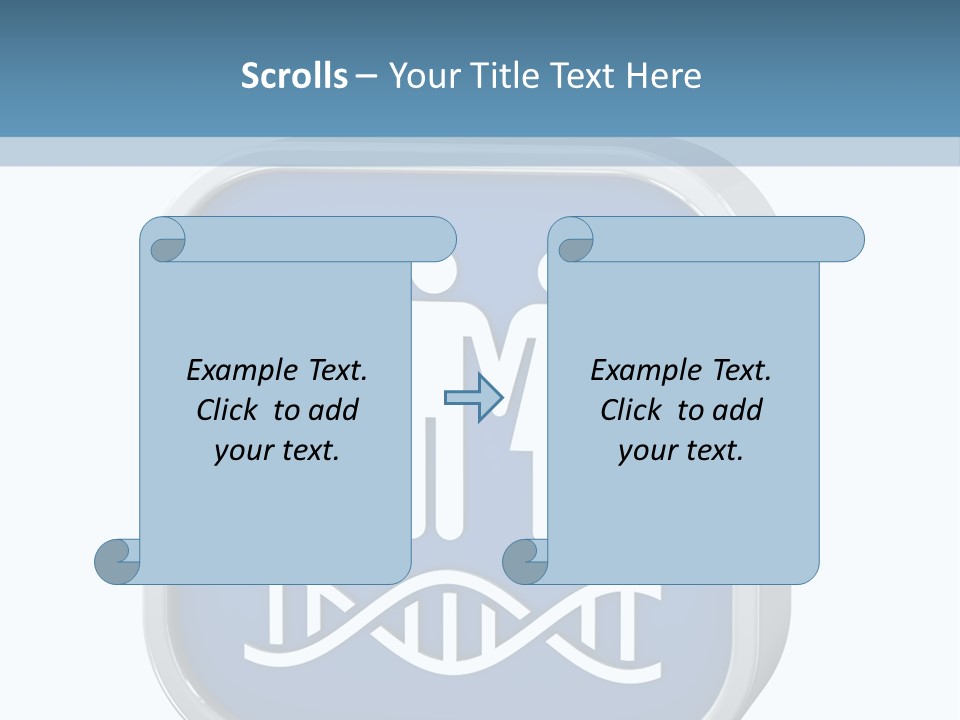 Precision Symbol Genetic PowerPoint Template