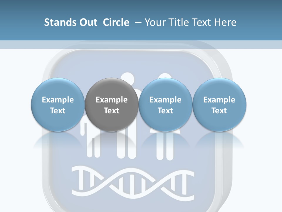 Precision Symbol Genetic PowerPoint Template
