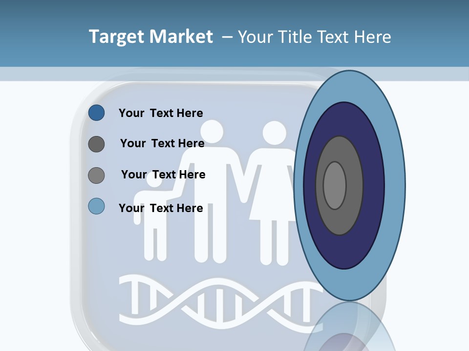 Precision Symbol Genetic PowerPoint Template