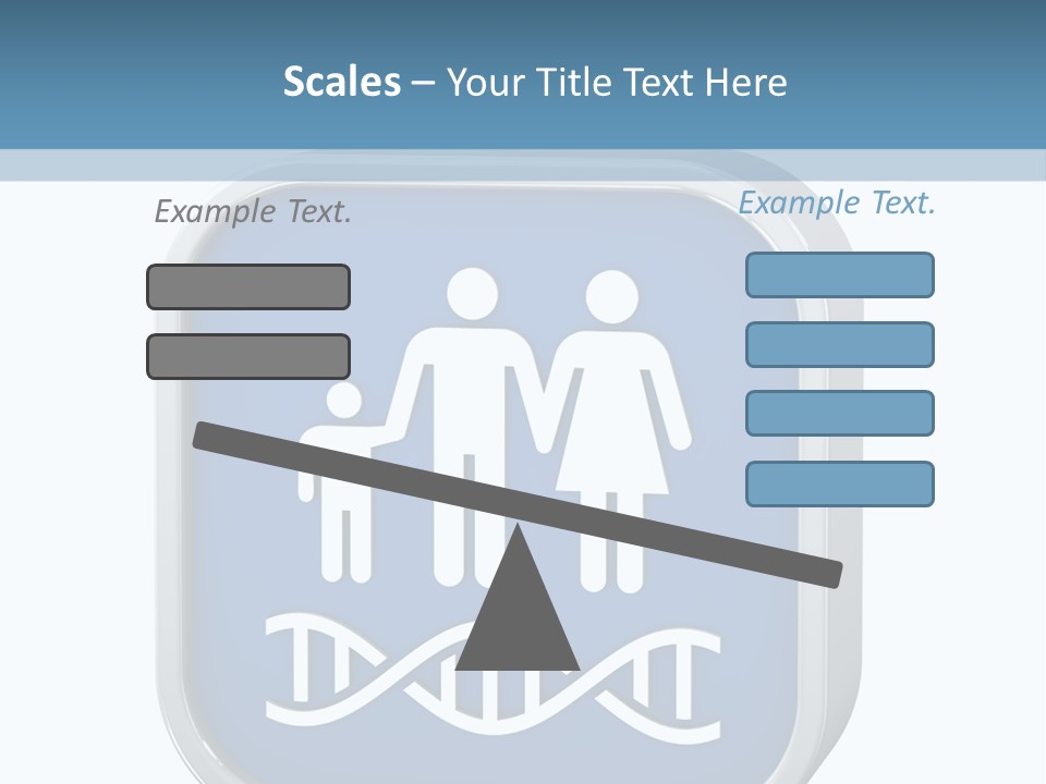 Precision Symbol Genetic PowerPoint Template