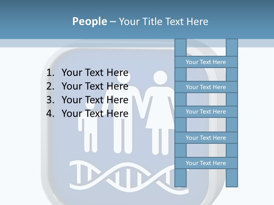 Precision Symbol Genetic PowerPoint Template