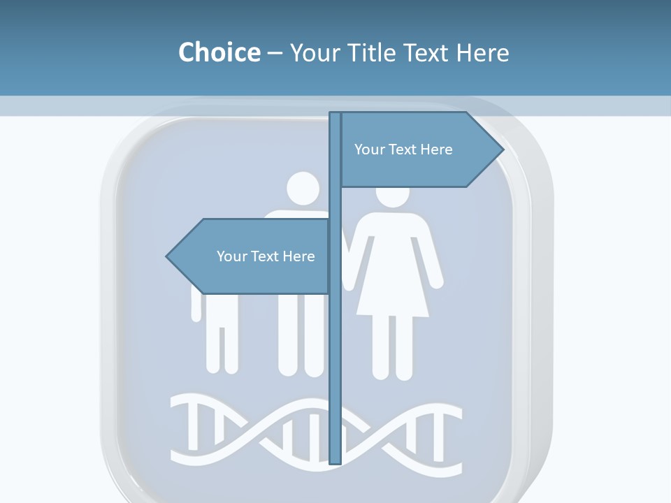 Precision Symbol Genetic PowerPoint Template
