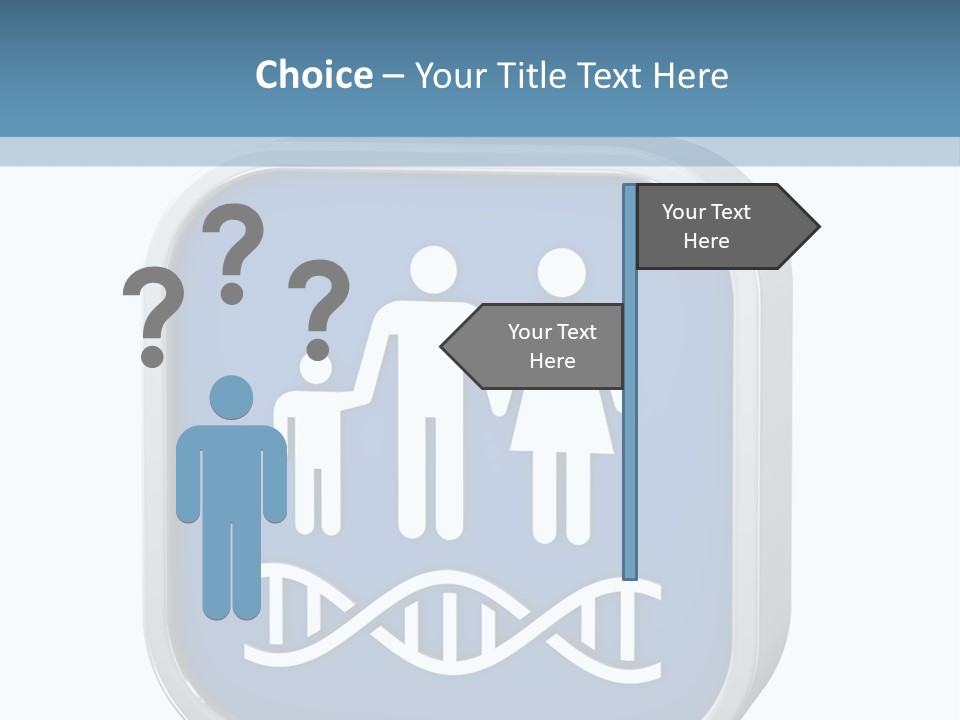 Precision Symbol Genetic PowerPoint Template