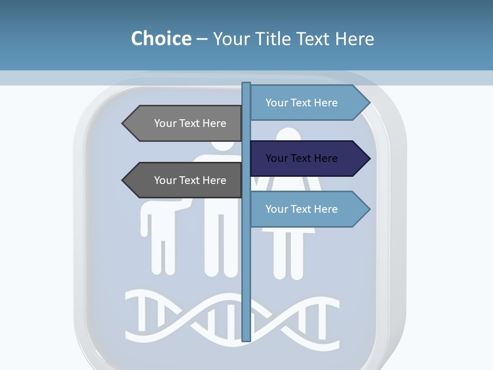 Precision Symbol Genetic PowerPoint Template
