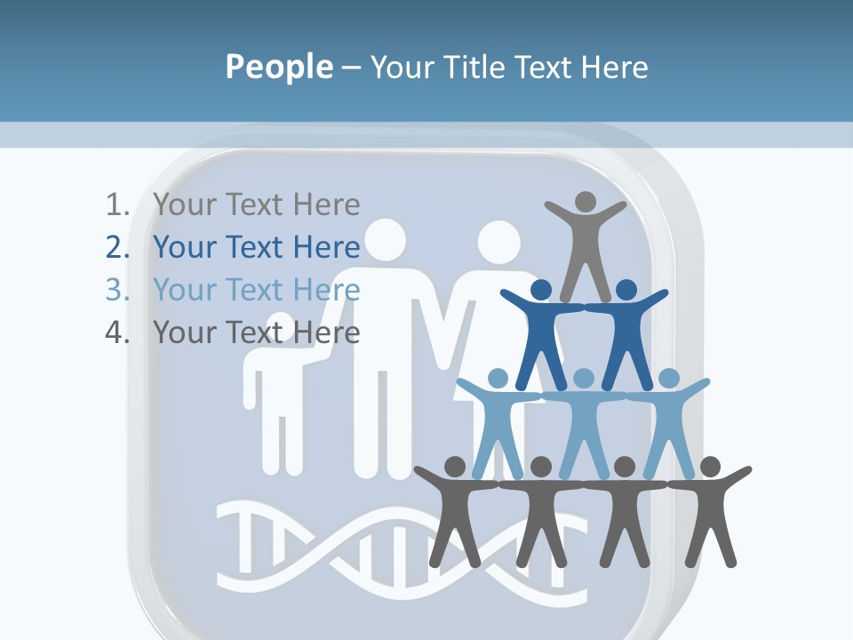 Precision Symbol Genetic PowerPoint Template