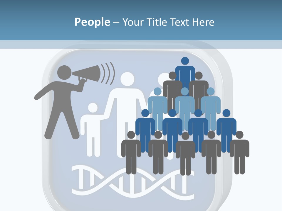 Precision Symbol Genetic PowerPoint Template