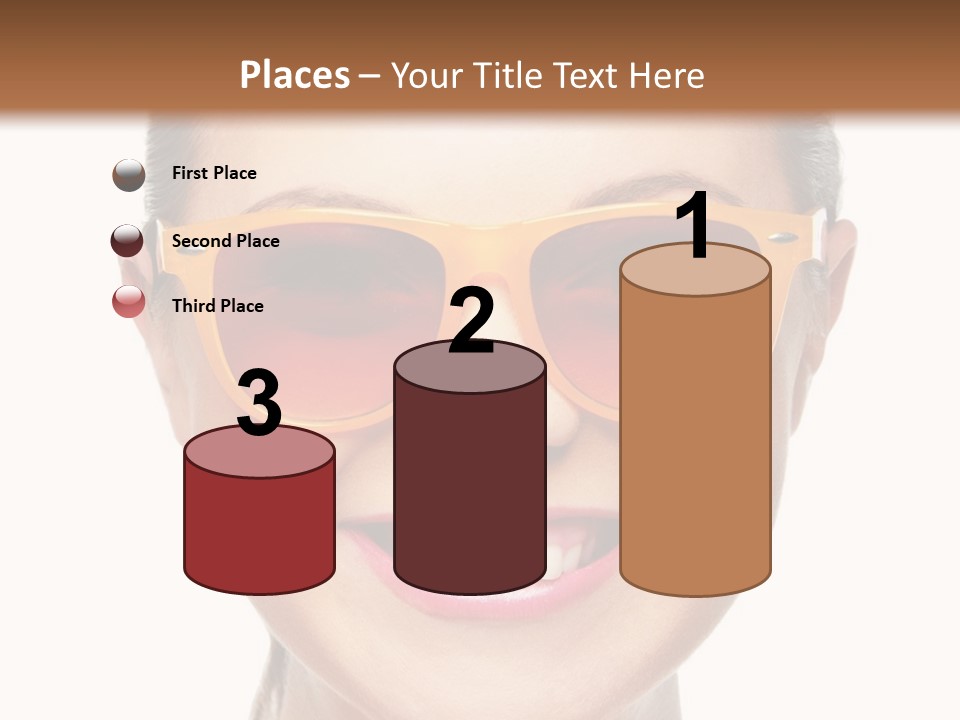 Pretty Attractive Closeup PowerPoint Template