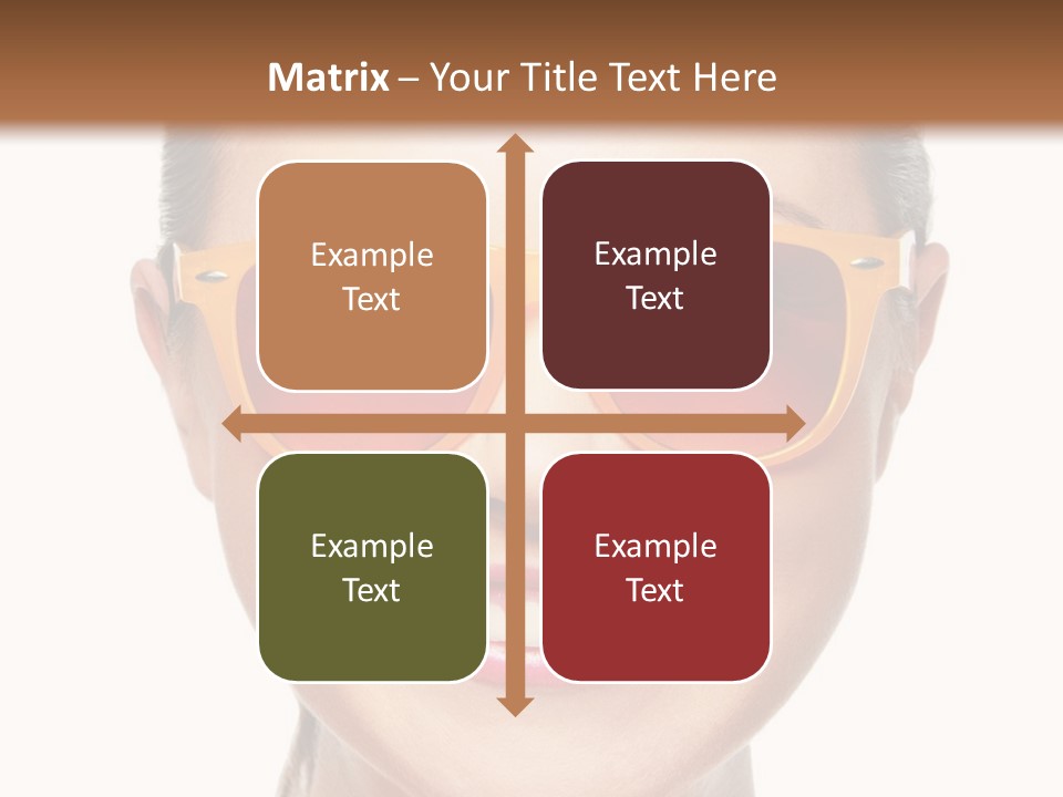 Pretty Attractive Closeup PowerPoint Template