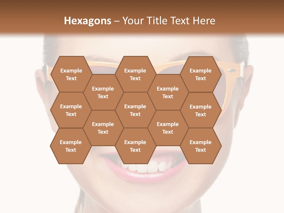 Pretty Attractive Closeup PowerPoint Template