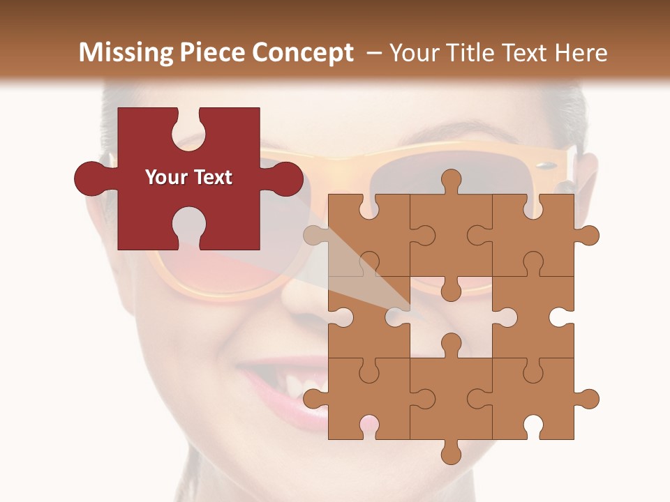 Pretty Attractive Closeup PowerPoint Template