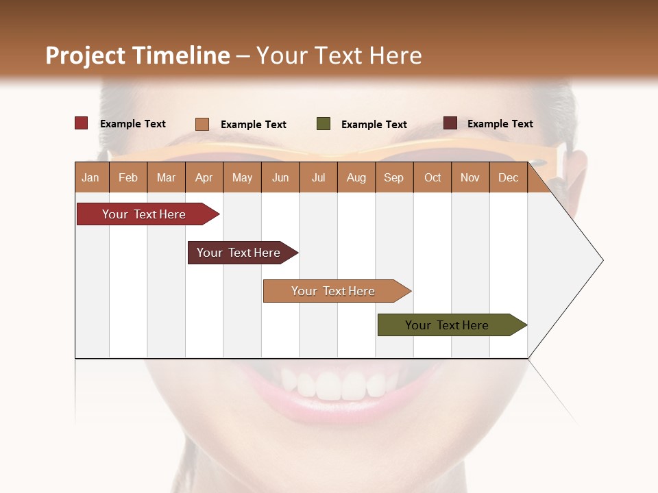 Pretty Attractive Closeup PowerPoint Template