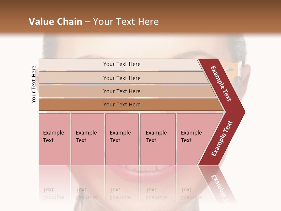 Pretty Attractive Closeup PowerPoint Template