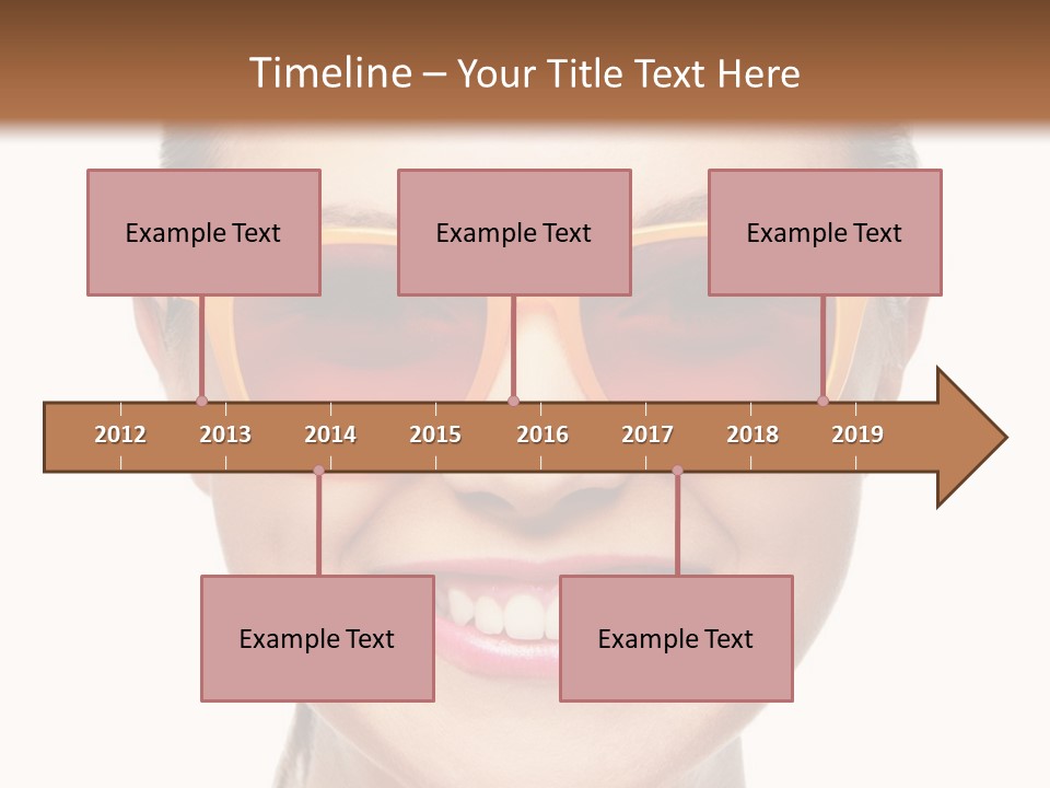 Pretty Attractive Closeup PowerPoint Template