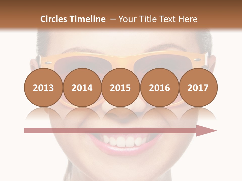 Pretty Attractive Closeup PowerPoint Template