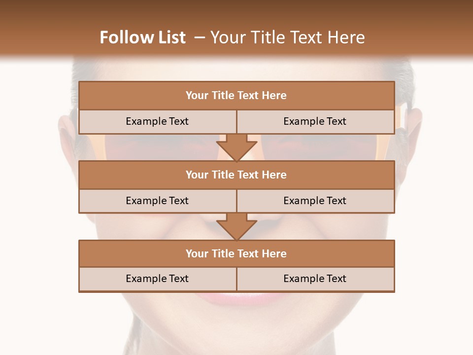 Pretty Attractive Closeup PowerPoint Template