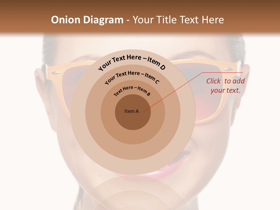 Pretty Attractive Closeup PowerPoint Template