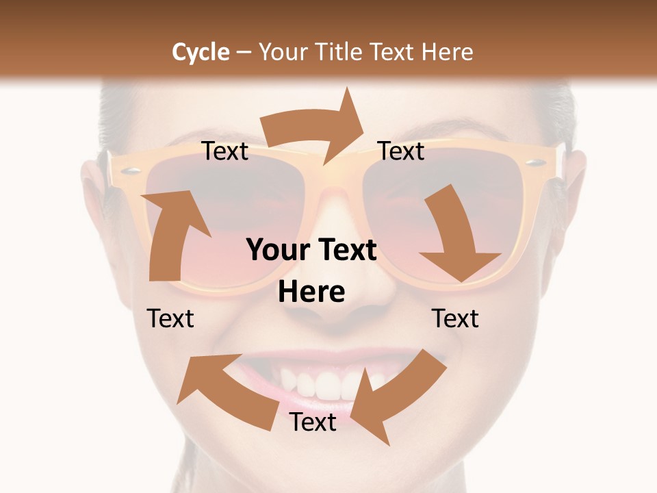 Pretty Attractive Closeup PowerPoint Template