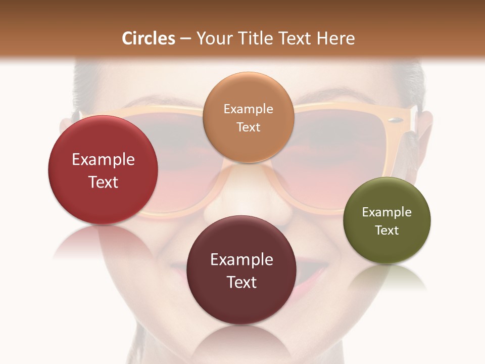 Pretty Attractive Closeup PowerPoint Template