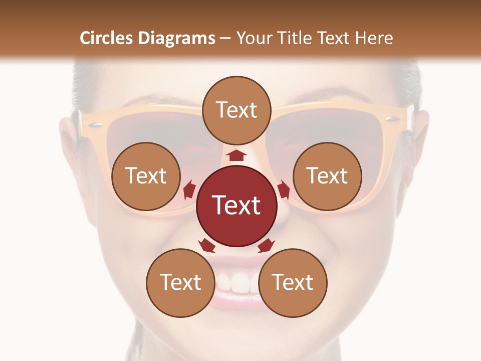 Pretty Attractive Closeup PowerPoint Template