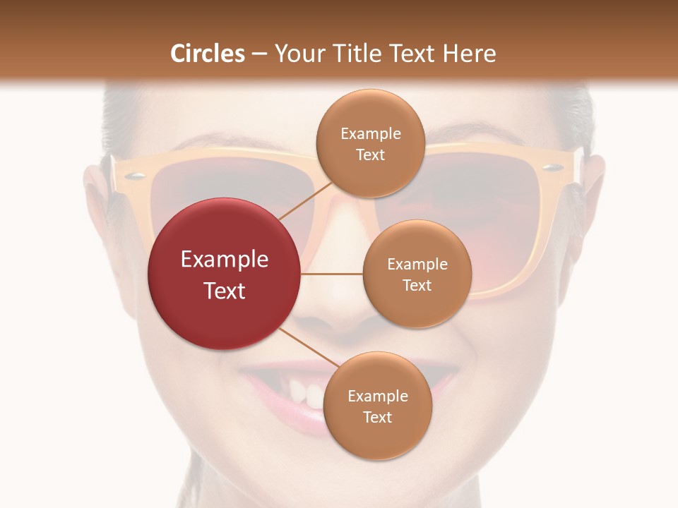 Pretty Attractive Closeup PowerPoint Template