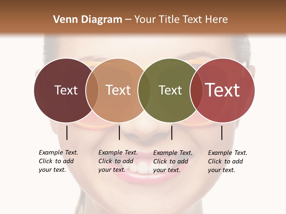 Pretty Attractive Closeup PowerPoint Template