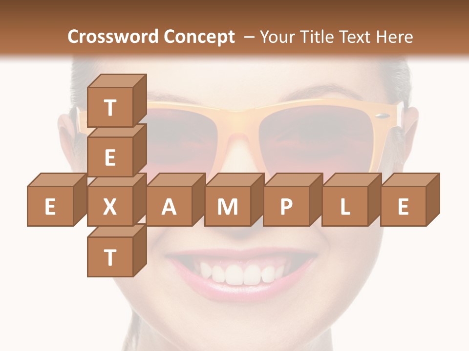 Pretty Attractive Closeup PowerPoint Template