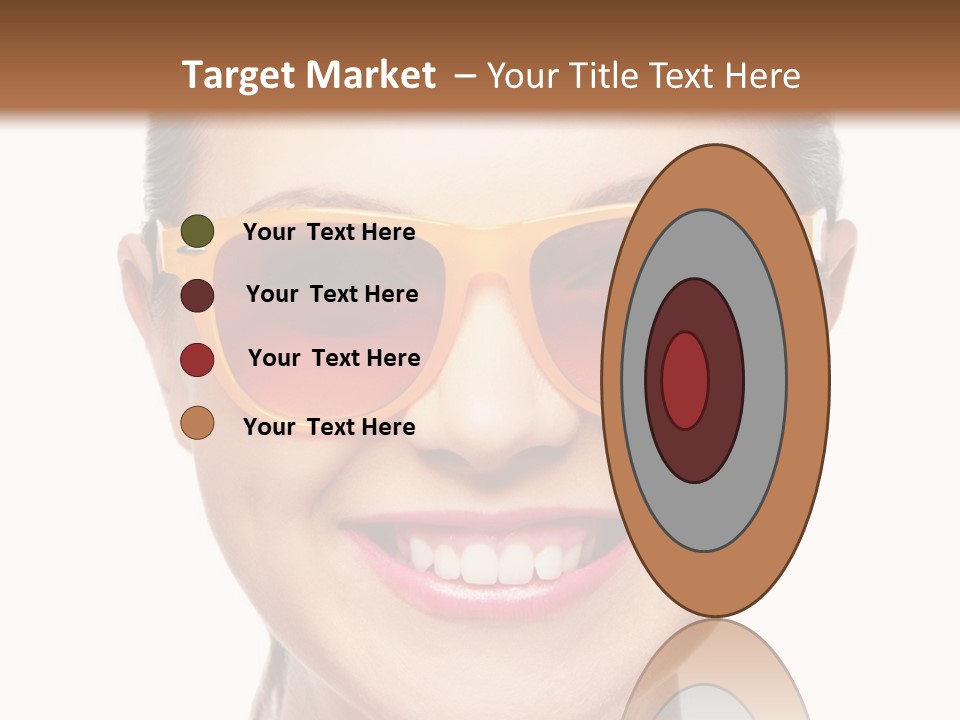 Pretty Attractive Closeup PowerPoint Template