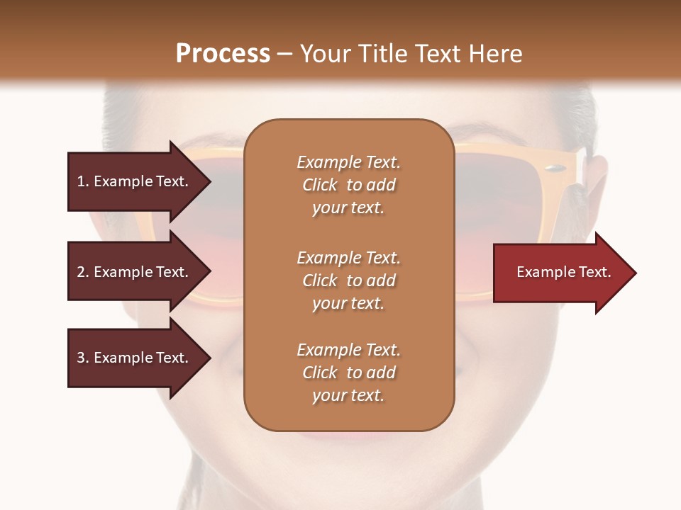 Pretty Attractive Closeup PowerPoint Template
