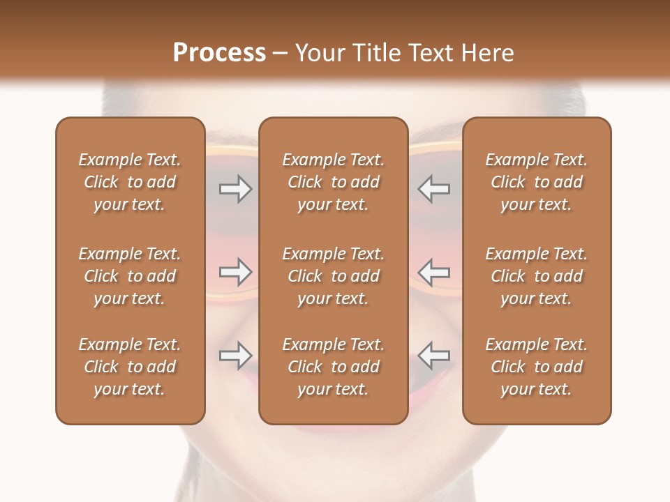 Pretty Attractive Closeup PowerPoint Template
