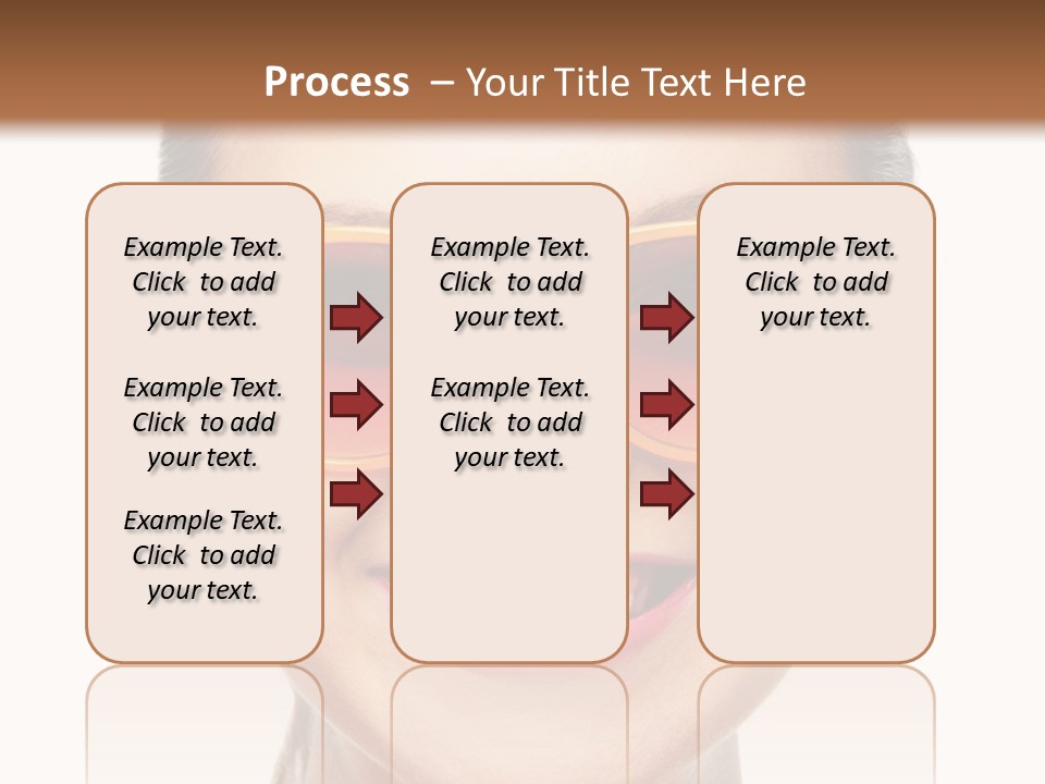 Pretty Attractive Closeup PowerPoint Template