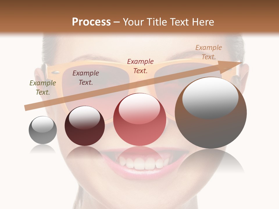 Pretty Attractive Closeup PowerPoint Template