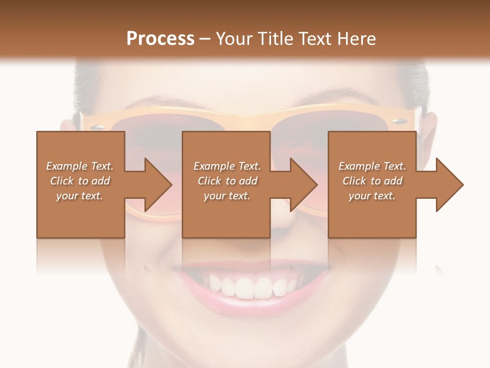 Pretty Attractive Closeup PowerPoint Template