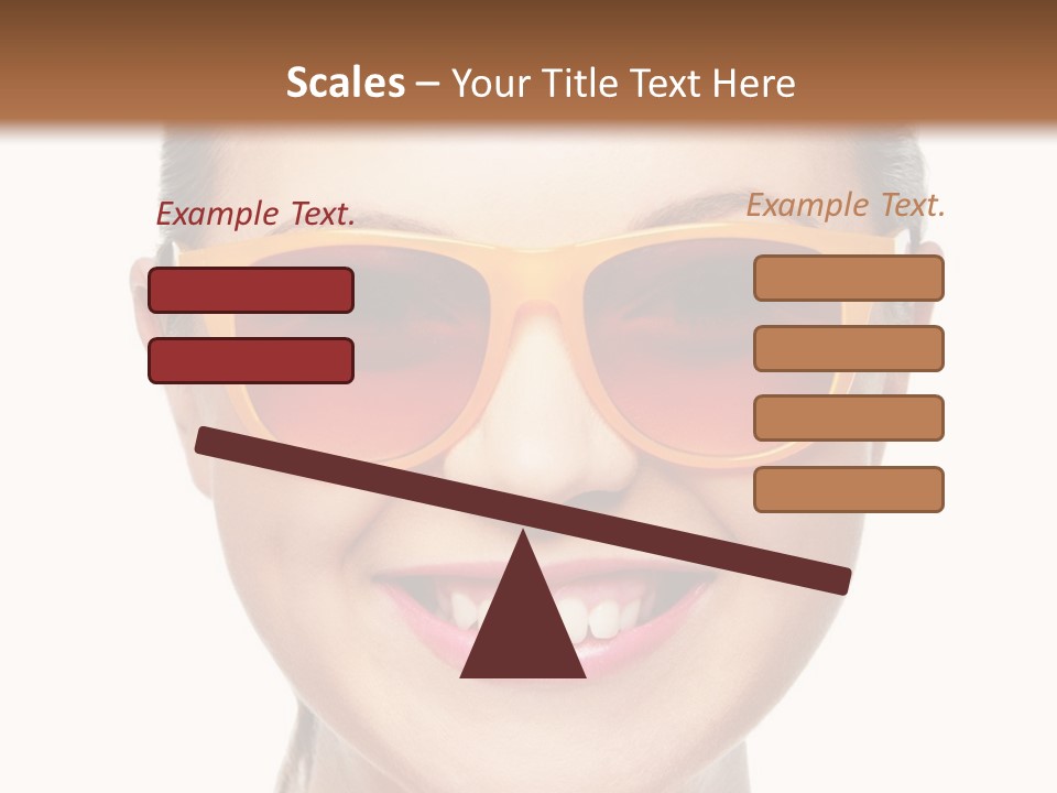 Pretty Attractive Closeup PowerPoint Template