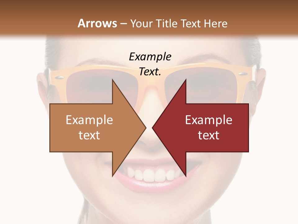 Pretty Attractive Closeup PowerPoint Template