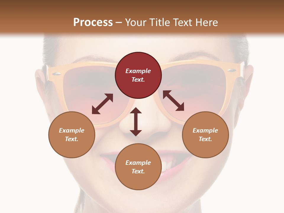 Pretty Attractive Closeup PowerPoint Template