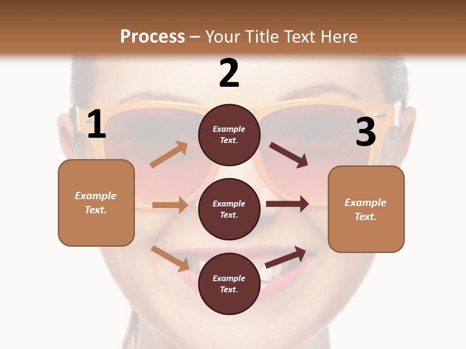 Pretty Attractive Closeup PowerPoint Template