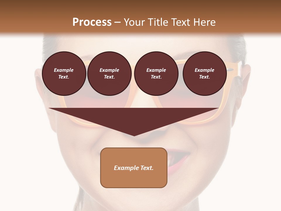 Pretty Attractive Closeup PowerPoint Template