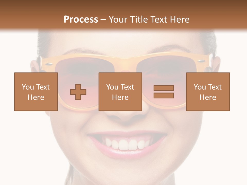 Pretty Attractive Closeup PowerPoint Template