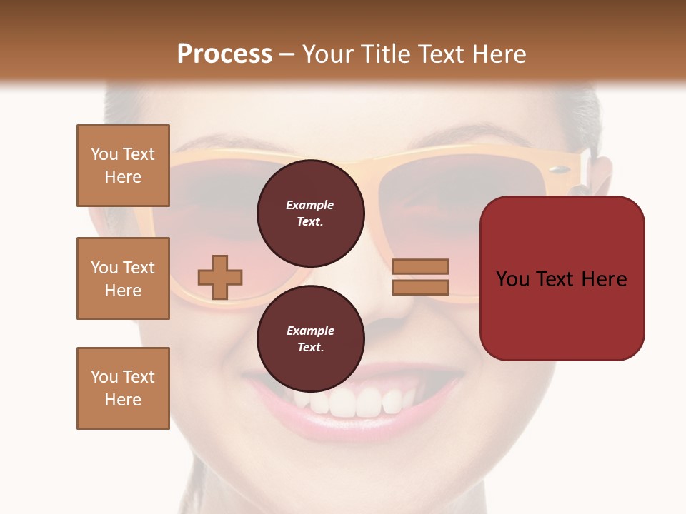 Pretty Attractive Closeup PowerPoint Template