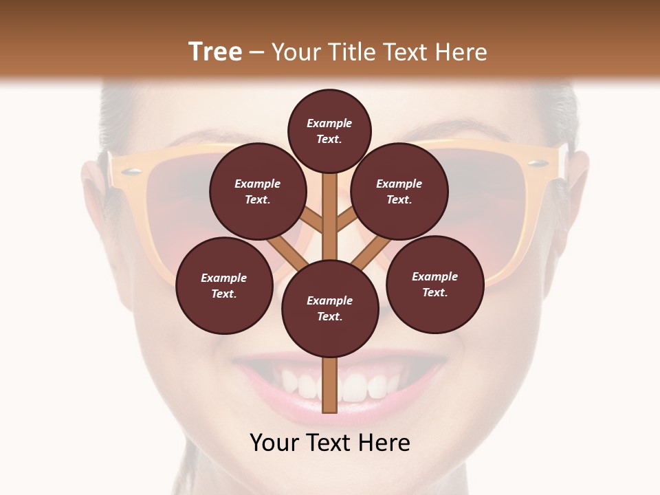 Pretty Attractive Closeup PowerPoint Template