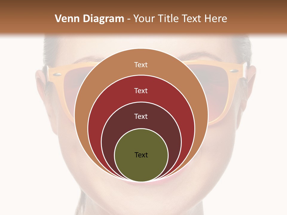 Pretty Attractive Closeup PowerPoint Template