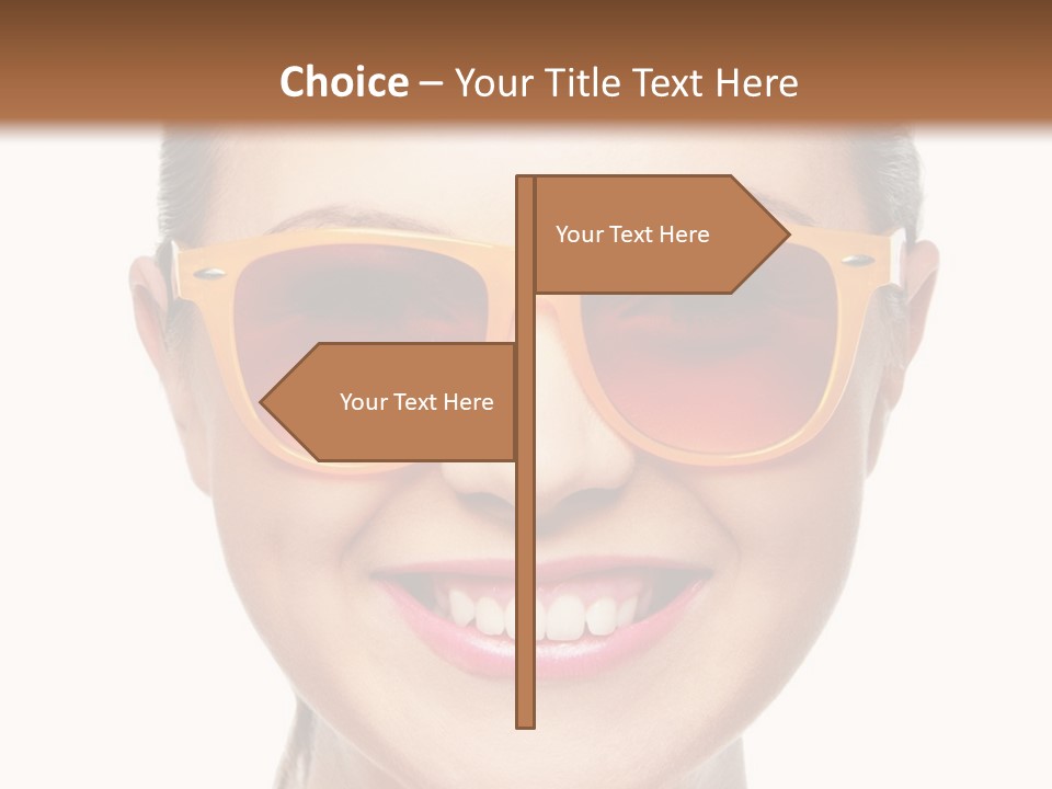 Pretty Attractive Closeup PowerPoint Template