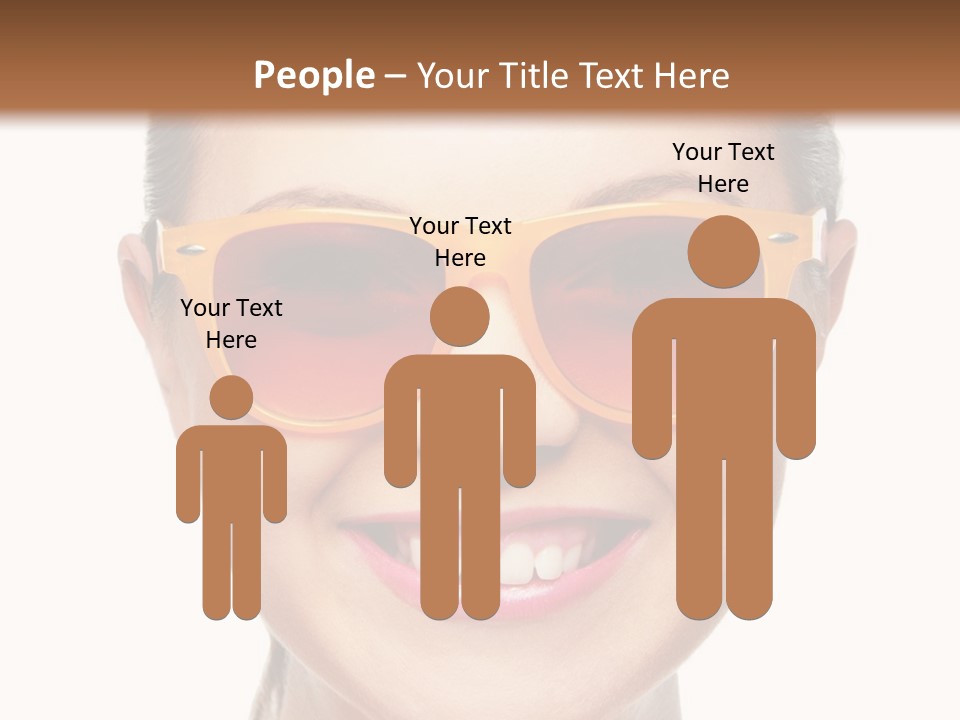 Pretty Attractive Closeup PowerPoint Template