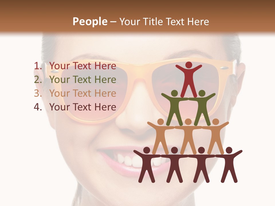 Pretty Attractive Closeup PowerPoint Template