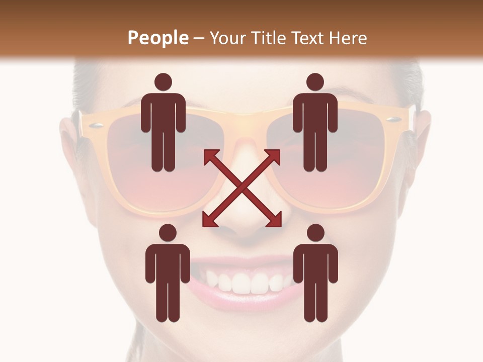 Pretty Attractive Closeup PowerPoint Template