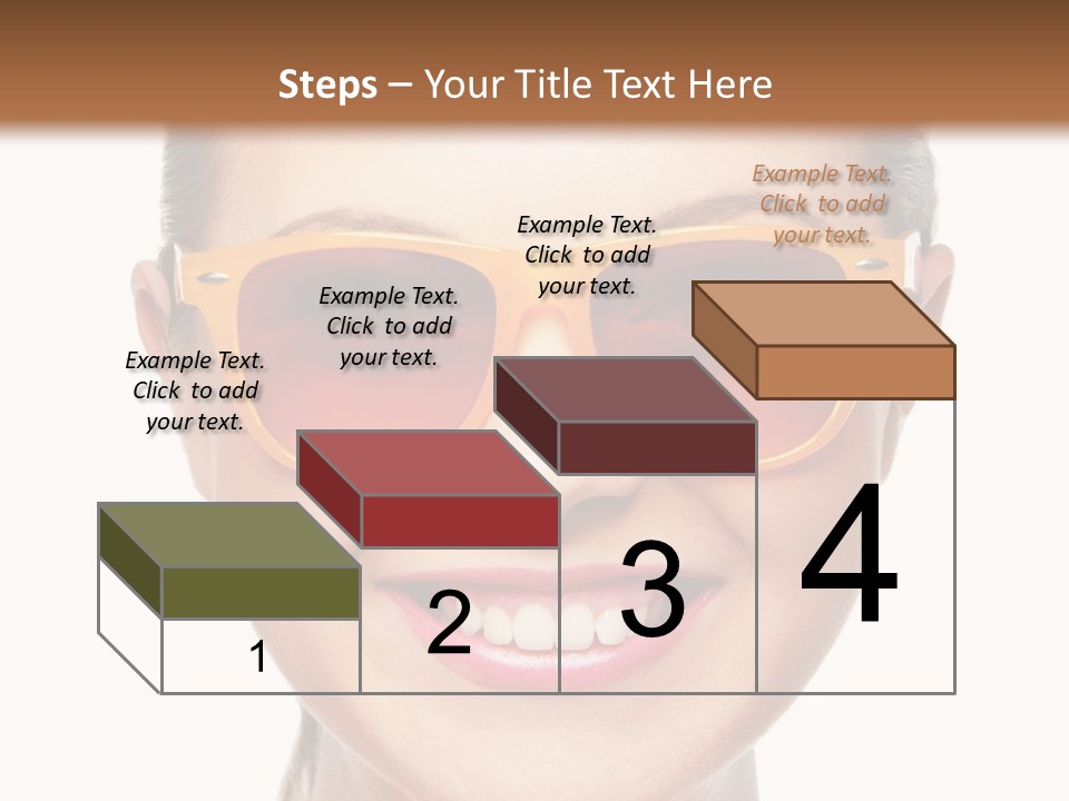 Pretty Attractive Closeup PowerPoint Template
