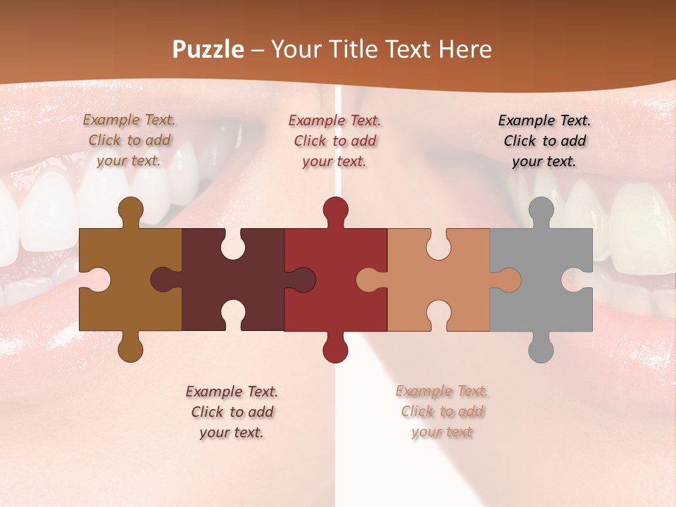 Skincare Clean Lady PowerPoint Template