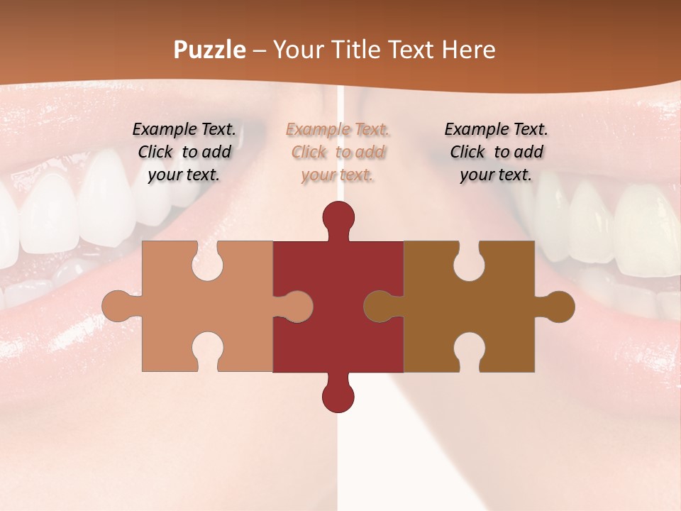 Skincare Clean Lady PowerPoint Template